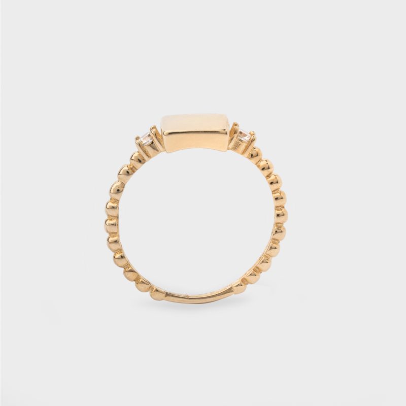Carre Gold Ring - Image 2